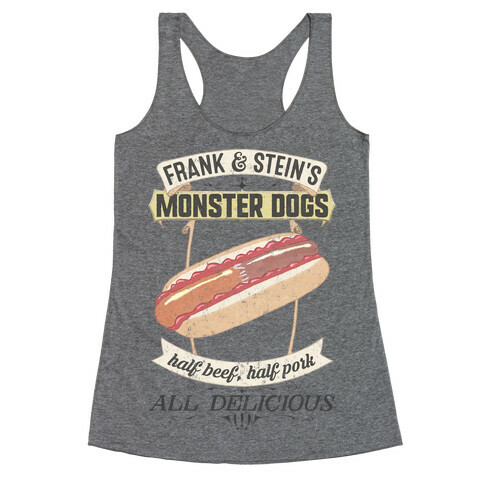 Frank & Stein's Monster Dogs Racerback Tank Top