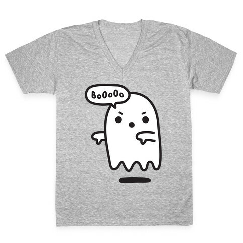 Disapproving Ghost V-Neck Tee Shirt