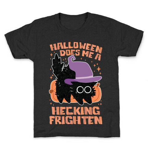 Halloween Does Me A Hecking Frighten Kids T-Shirt