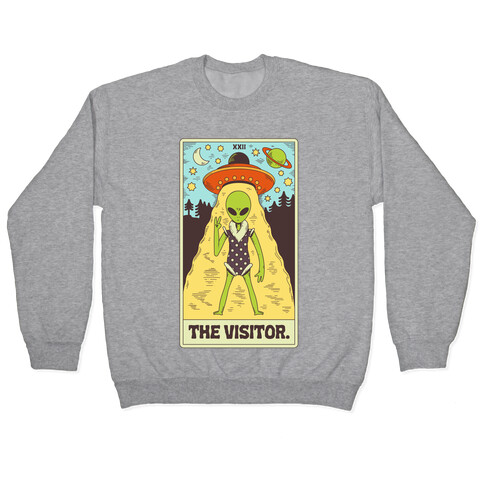 The Visitor Alien Tarot Card Pullover