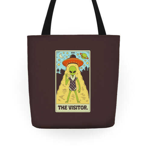 The Visitor Alien Tarot Card Tote