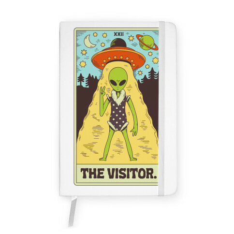 The Visitor Alien Tarot Card Notebook