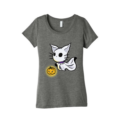 Ghost Cat Womens T-Shirt