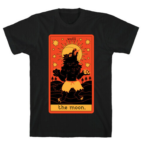 The Moon Werewolf Tarot T-Shirt