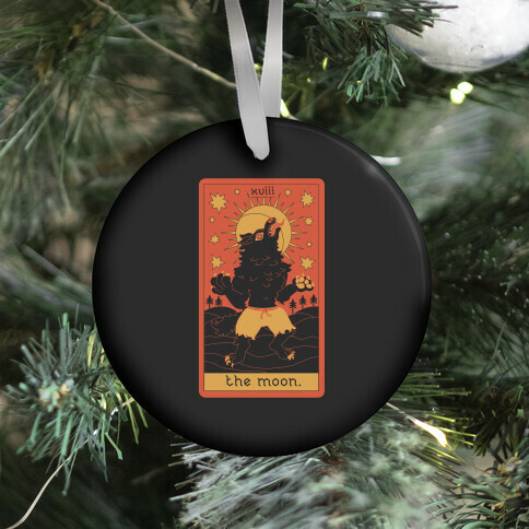 The Moon Werewolf Tarot Ornament