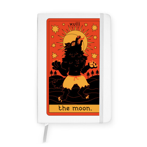 The Moon Werewolf Tarot Notebook