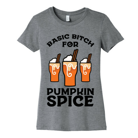 Basic Bitch for Pumpkin Spice Womens T-Shirt