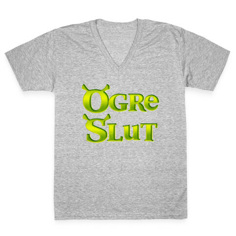 Ogre Slut V-Neck Tee Shirt