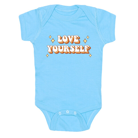 Love Yourself (groovy) Baby One-Piece