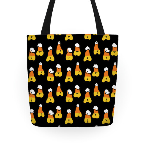 Candy Corn Penis Pattern Tote