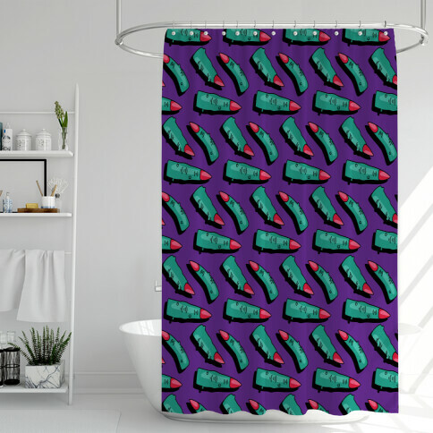 Witch Finger Pattern Shower Curtain