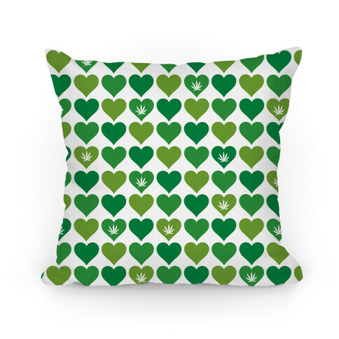 Weed Heart Pillow Pillow