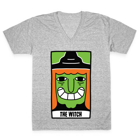 The Witch Tarot Card V-Neck Tee Shirt
