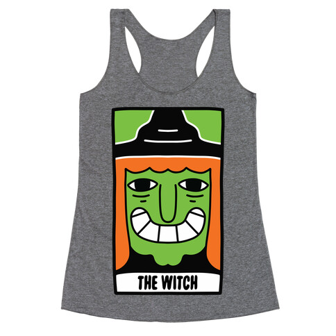 The Witch Tarot Card Racerback Tank Top