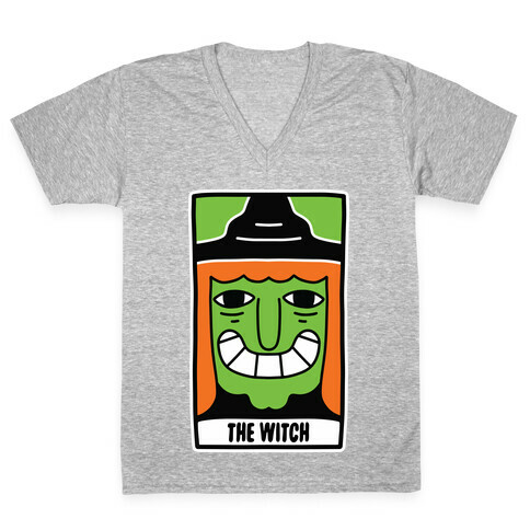 The Witch Tarot Card V-Neck Tee Shirt