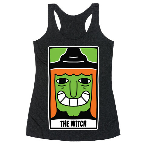 The Witch Tarot Card Racerback Tank Top