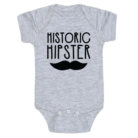 Historic Hipster Baby One-Piece