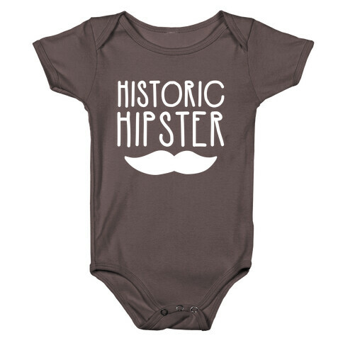 Historic Hipster Baby One-Piece