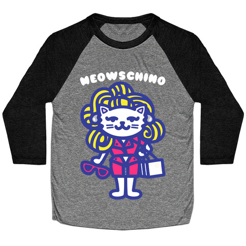 Meowschino Parody Baseball Tee