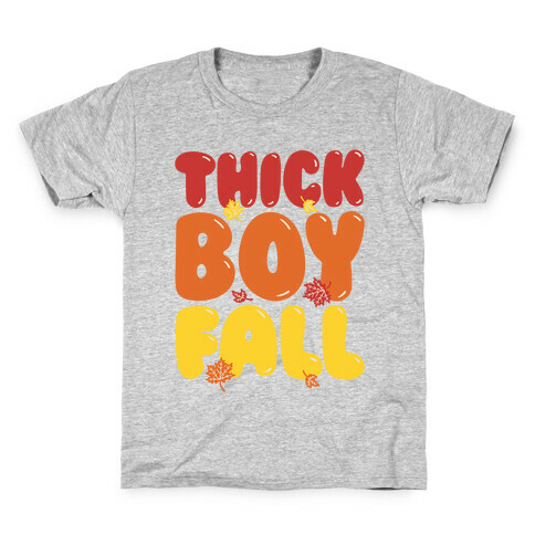 Thick Boy Fall Kids T-Shirt