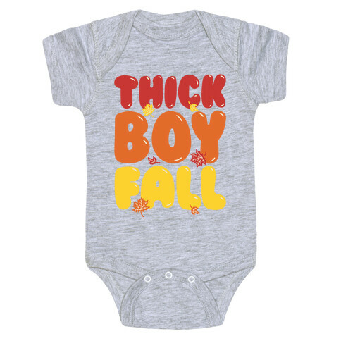 Thick Boy Fall Baby One-Piece