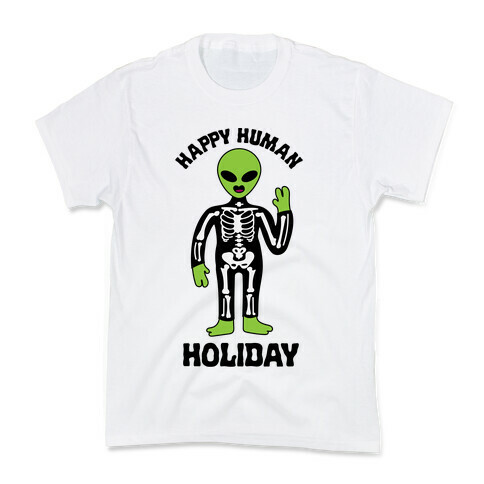 Happy Human Holiday Kids T-Shirt