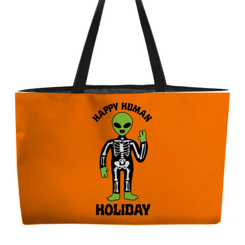 Happy Human Holiday Weekender Tote