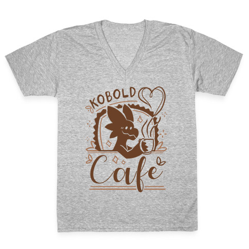 Kobold Cafe V-Neck Tee Shirt