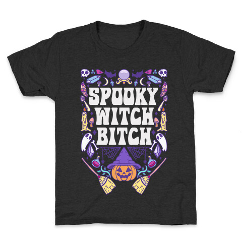 Spooky Witch Bitch Kids T-Shirt