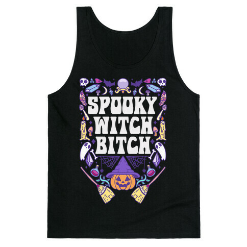 Spooky Witch Bitch Tank Top