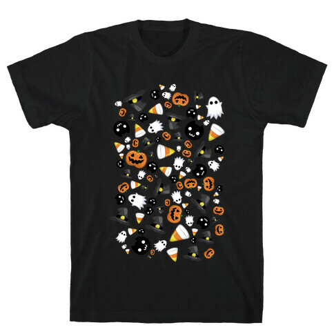 Spoopy Halloween Pattern T-Shirt