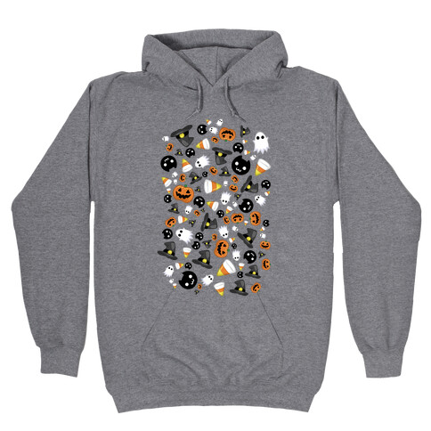 Spoopy Halloween Pattern Hooded Sweatshirt