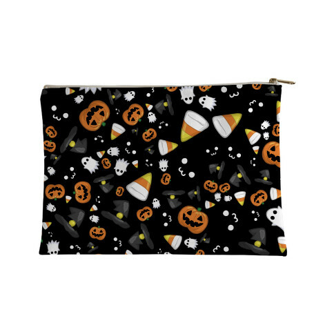 Spoopy Halloween Pattern Accessory Bag