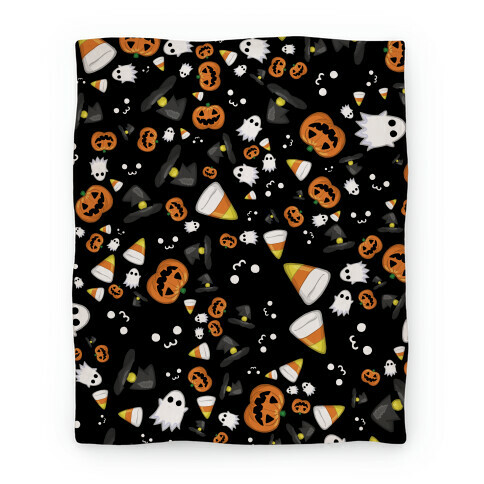 Spoopy Halloween Pattern Blanket