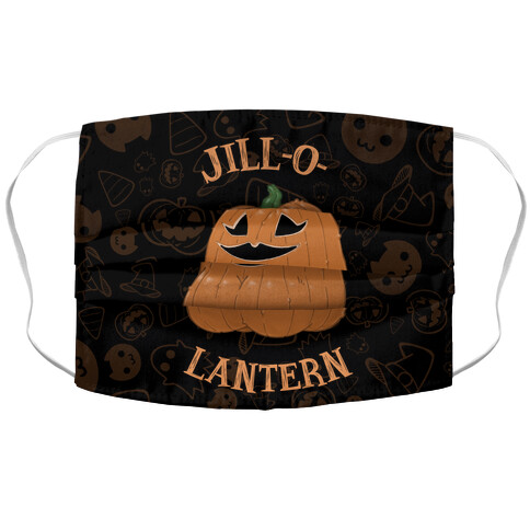 Jill-O-Lantern Accordion Face Mask