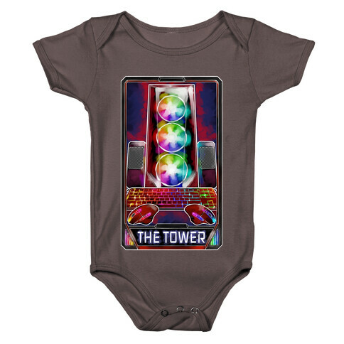 The Gaming Tower Tarot Card Baby One-Piece