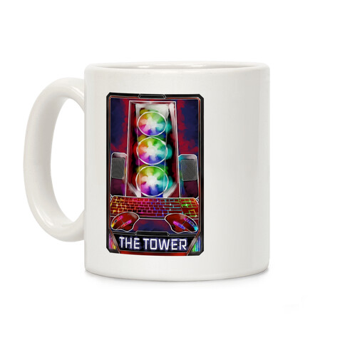 The Gaming Tower Tarot Card Coffee Mug