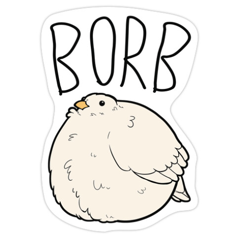 Borb Die Cut Sticker