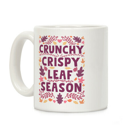 Crunchy Crispy Leaf Season Coffee Mug