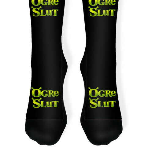 Shrek Meme Face Crew Socks