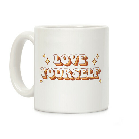 Love Yourself (groovy) Coffee Mug