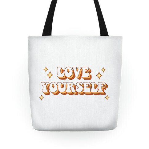 Love Yourself (groovy) Tote