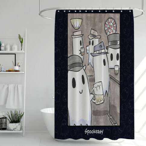 Spookeasy Shower Curtain