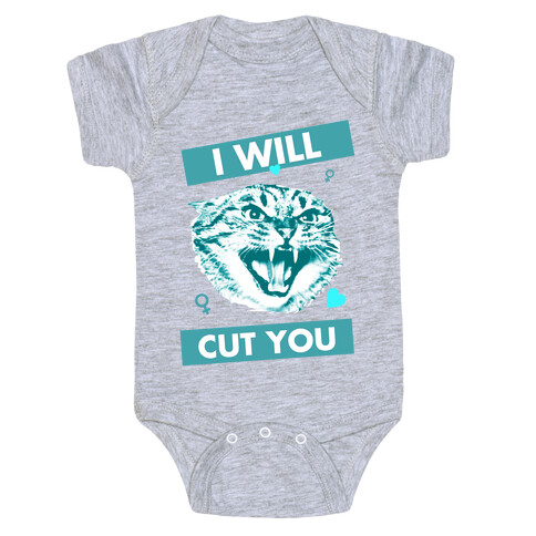 I Will Cut You Baby One-Piece