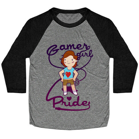 Gamer Girl Pride Baseball Tee