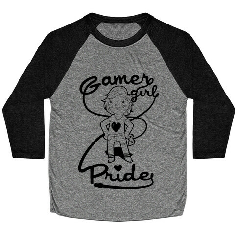 Gamer Girl Pride Baseball Tee