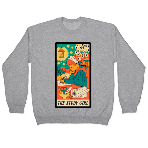 The Study Girl Tarot Card Pullover