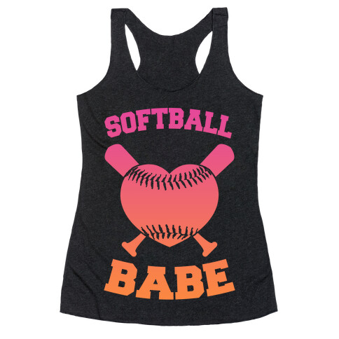 Softball Babe Racerback Tank Top