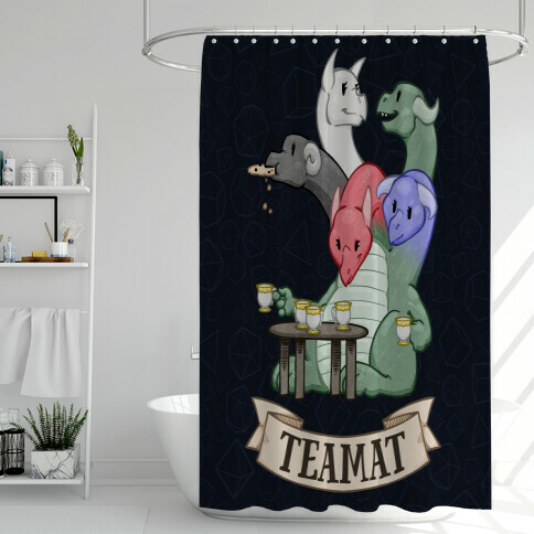 Teamat Shower Curtain