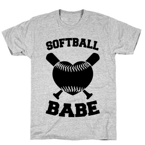 Softball Babe (black) T-Shirt